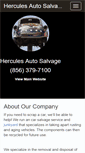 Mobile Screenshot of haddonheightscarsalvage.com